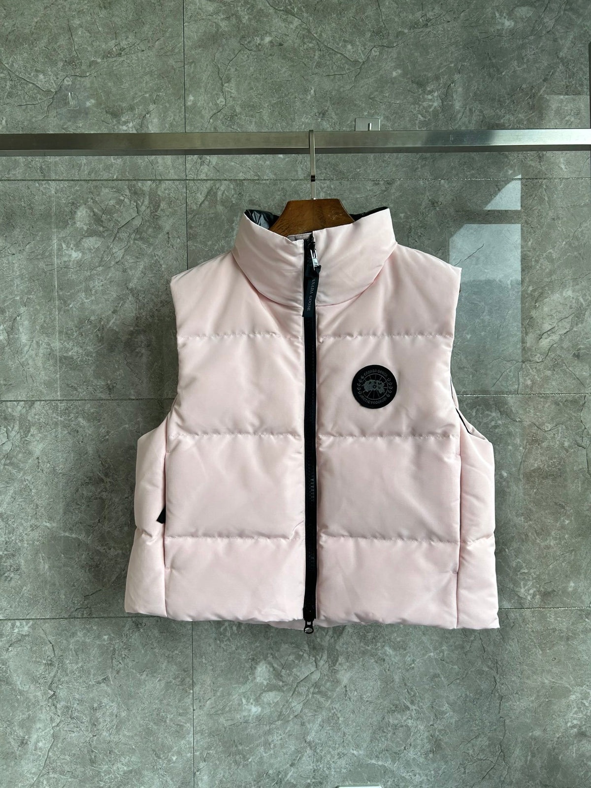 Canada Goose Blush Pink Quilted Puffer Vest