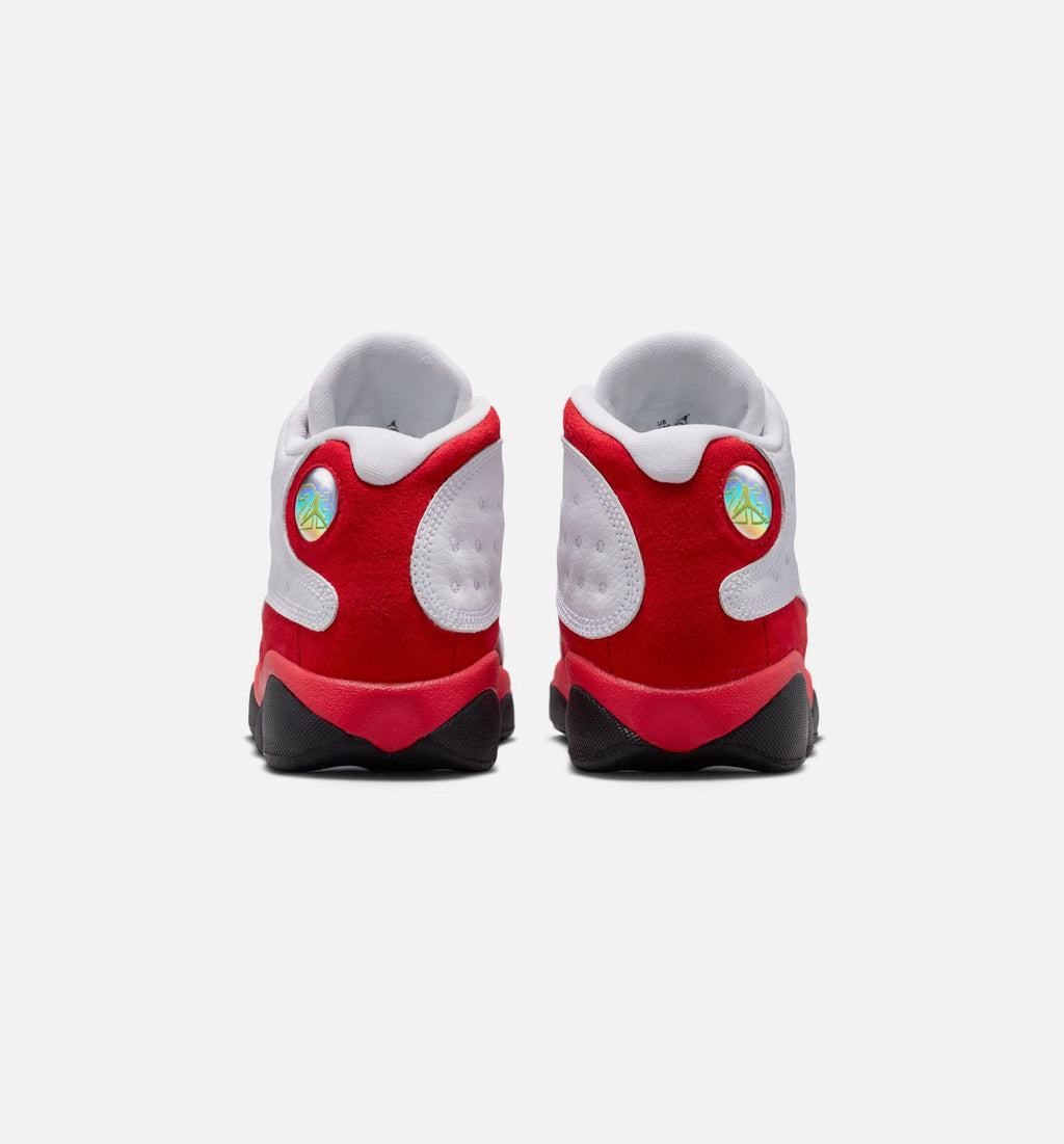 Air Jordan 13 Retro White and University Red | Preschool Lifestyle Shoe | White/Black/True Red