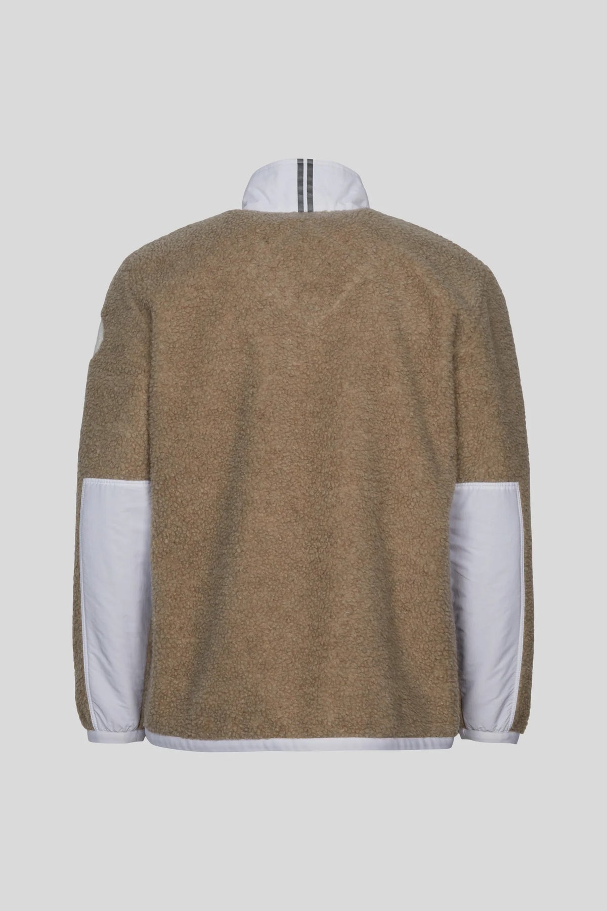Canada Goose Tan Half-Zip Fleece Pullover with Contrast Panels