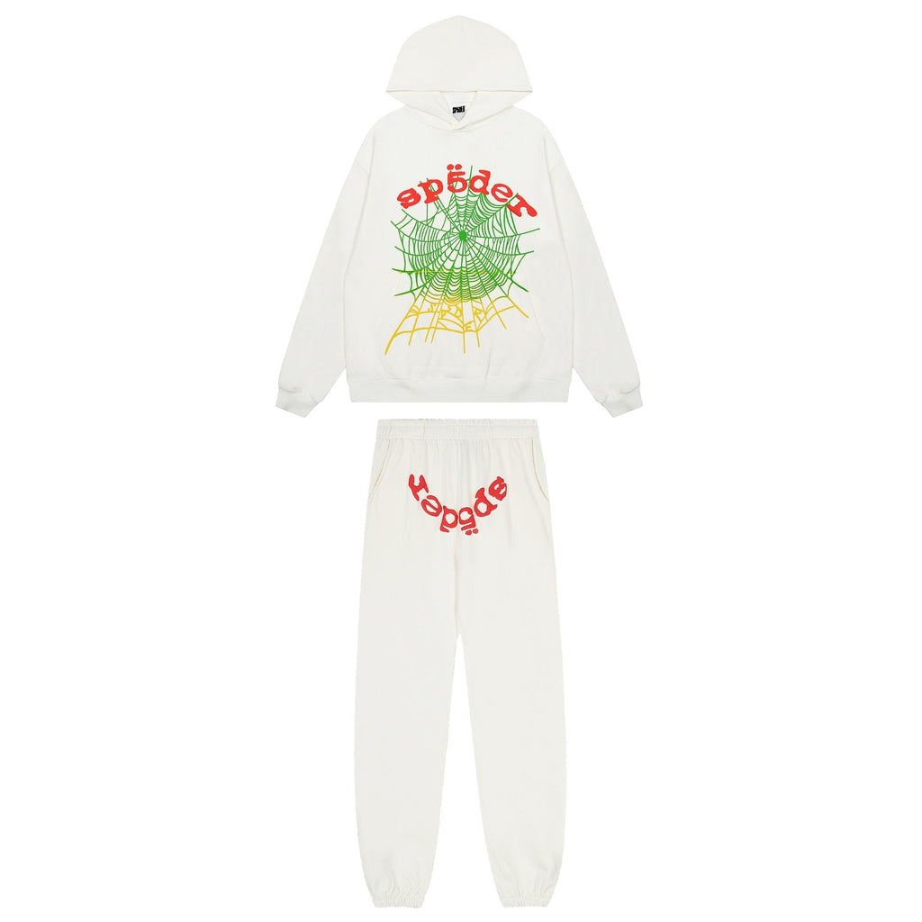 Sp5der Spiderweb Star Graphic Hoodie & Sweatpants Set