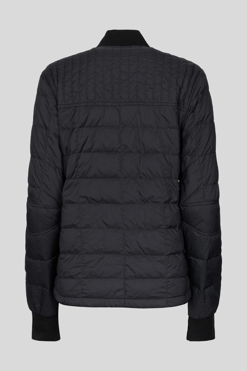 Canada Goose Black Mixed-Quilt Stand-Collar Puffer Jacket