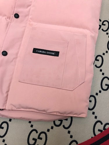 Canada Goose Quilted Blush Pink Puffer Vest