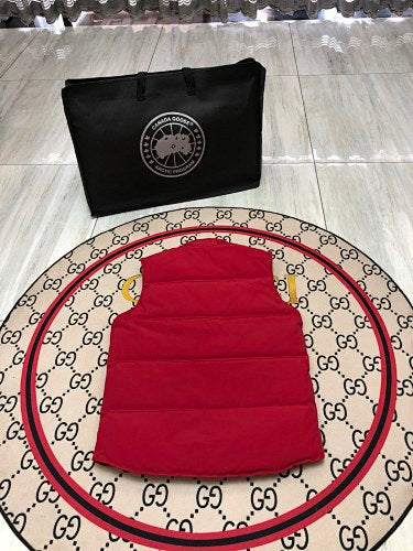 Canada Goose Quilted Red Puffer Vest