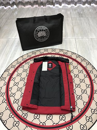 Canada Goose Quilted Red Puffer Vest